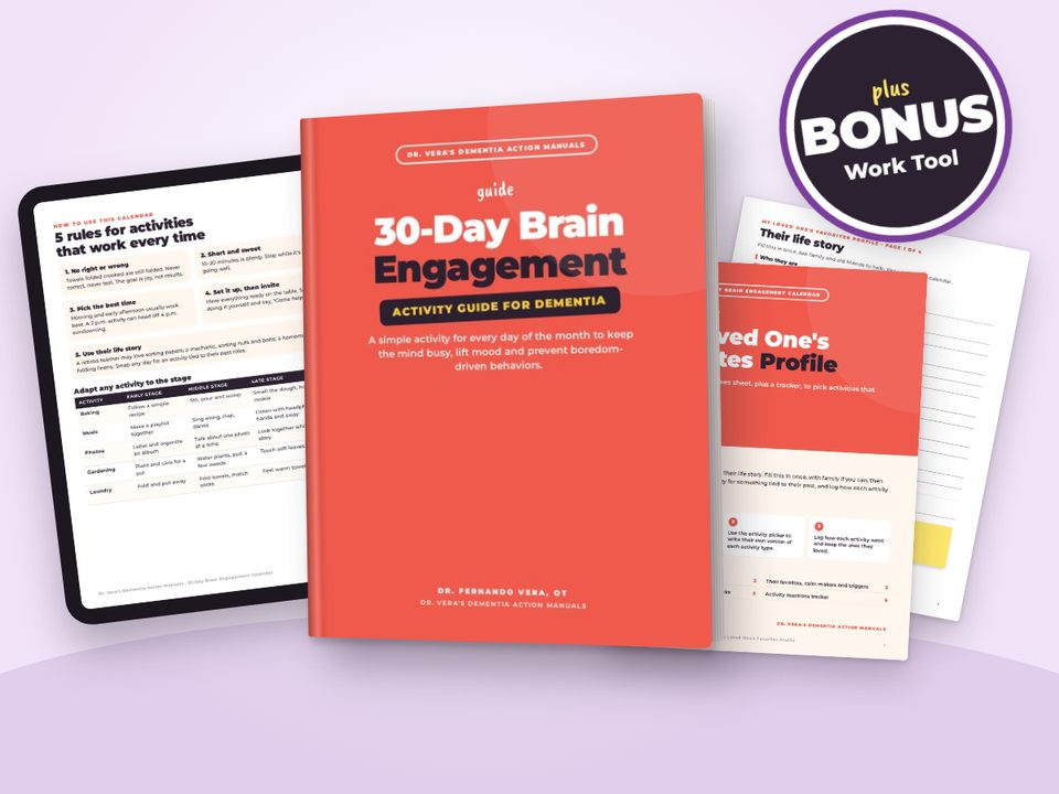 30-Day Brain Engagement Calendar with its bonus work tool