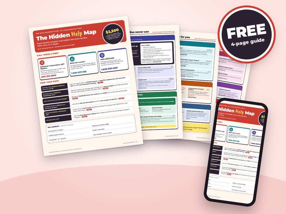 The Hidden Help Map, 4 printable pages
